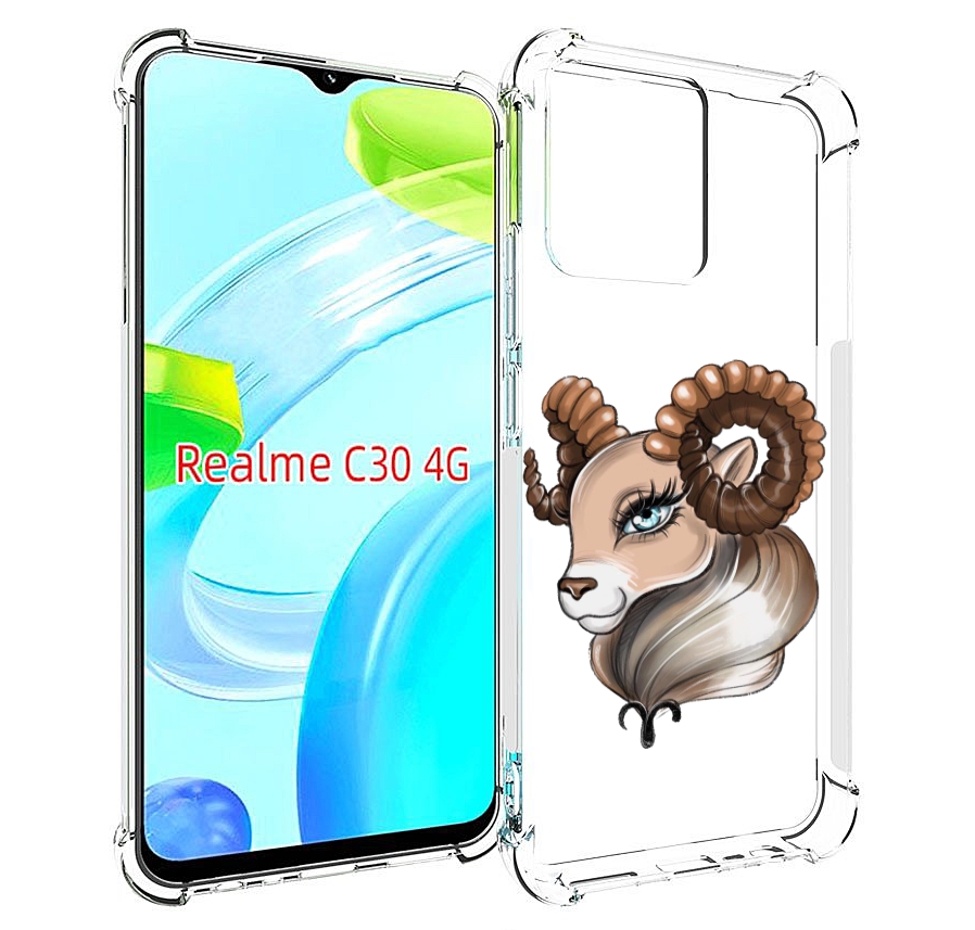 

Чехол MyPads Барашка для Realme C30 4G / Narzo 50i Prime, Прозрачный, Tocco