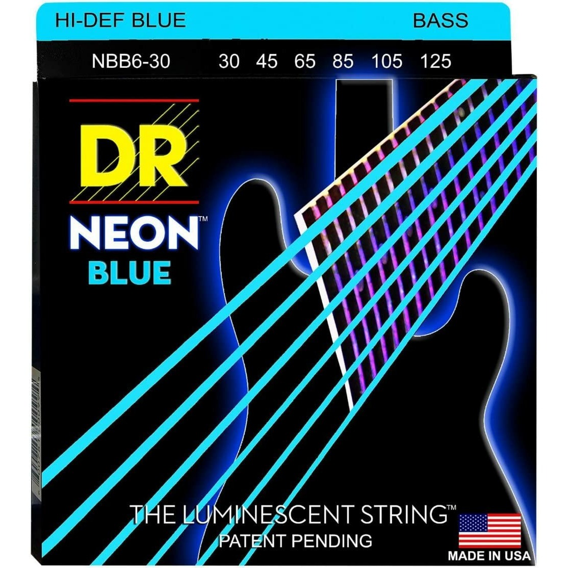 фото Струны для 6-ти струнной бас гитары dr string nbb6-30