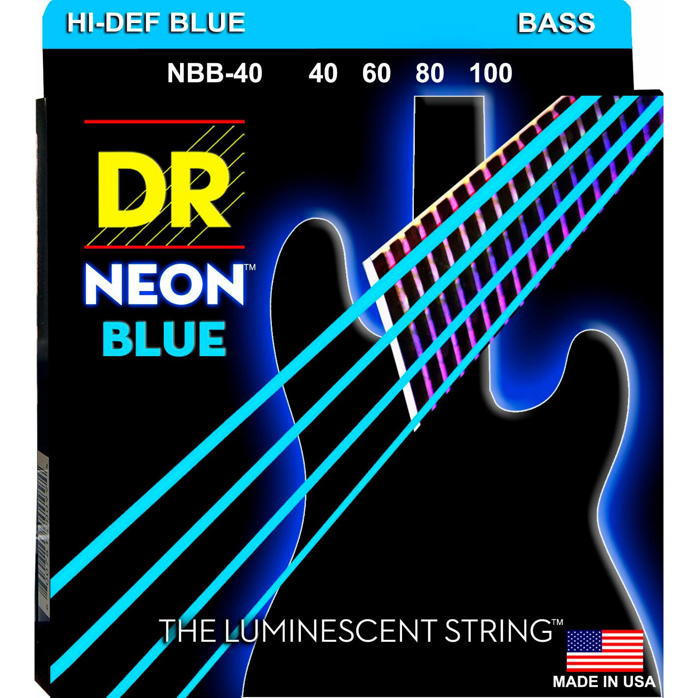 фото Струны для бас-гитары dr string nbb-40