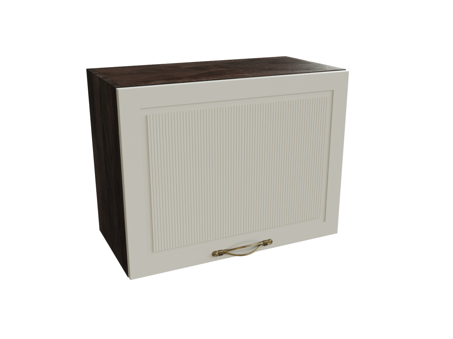 

Шкаф навесной антресоль SURA Моцарт Кварц грей 60x31,8x46 арт.ММК-00001906, Серый