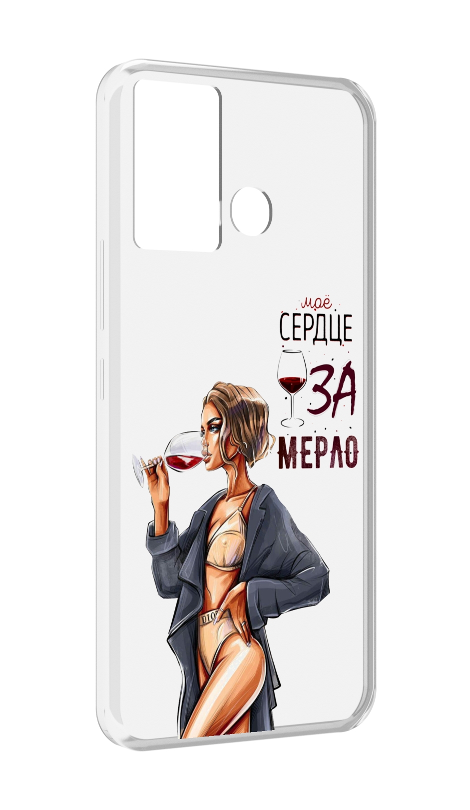 

Чехол MyPads Мое-сердце-замерло для Infinix Hot 12 Play, Прозрачный, Tocco