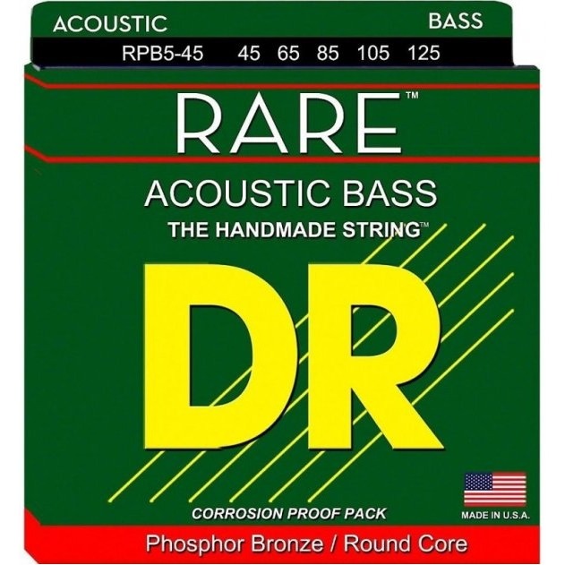 фото Струны для 5 ти струнной бас гитары dr string rpb5-45