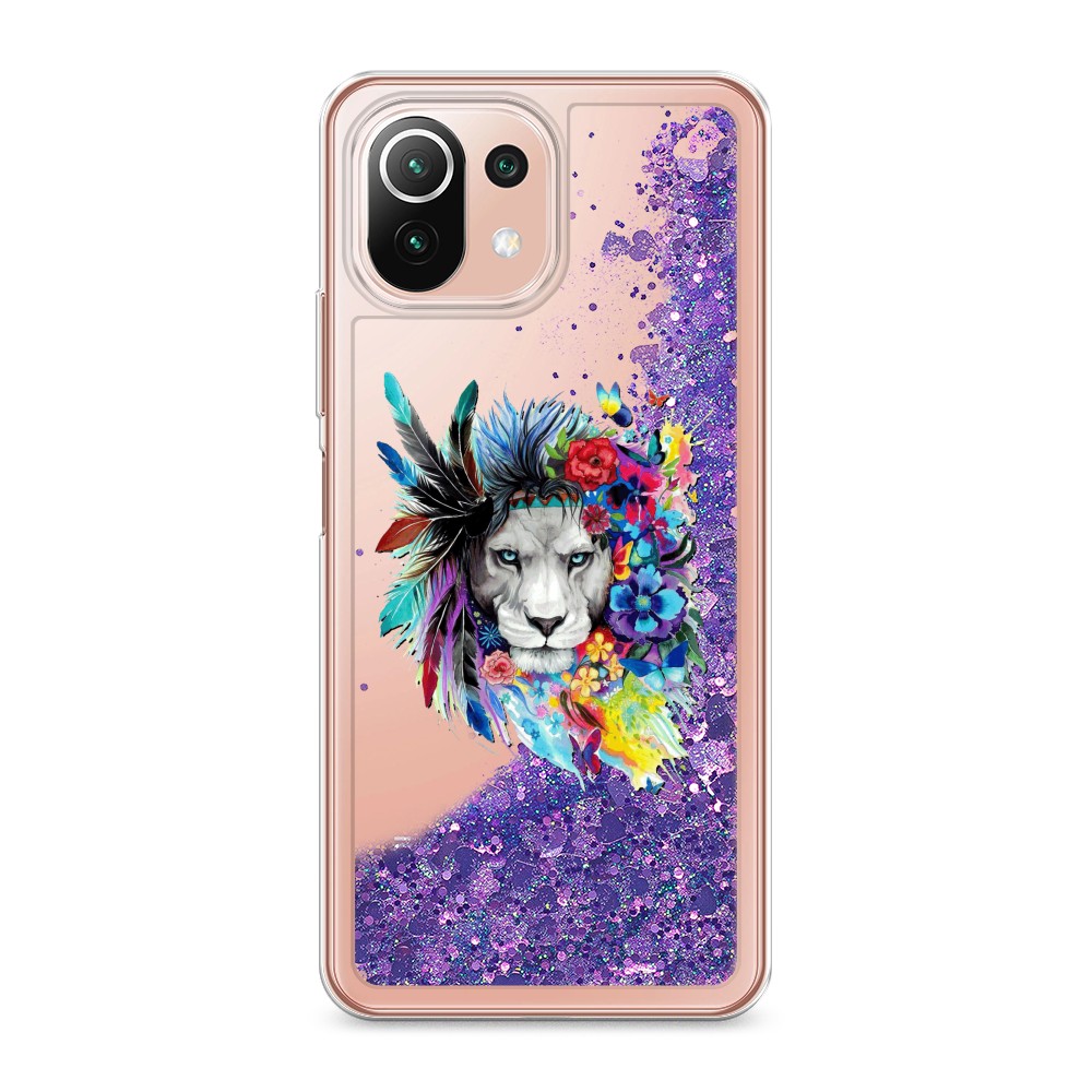 

Чехол Awog на Xiaomi Mi 11 Lite "Гавайский лев", Разноцветный, 310292-1