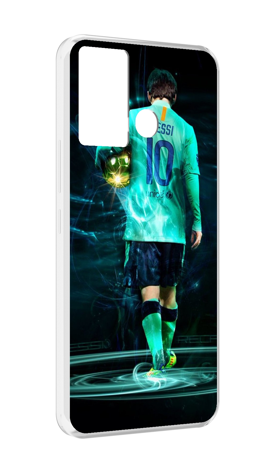 

Чехол MyPads Месси мужской для Infinix Hot 12 Play, Прозрачный, Tocco