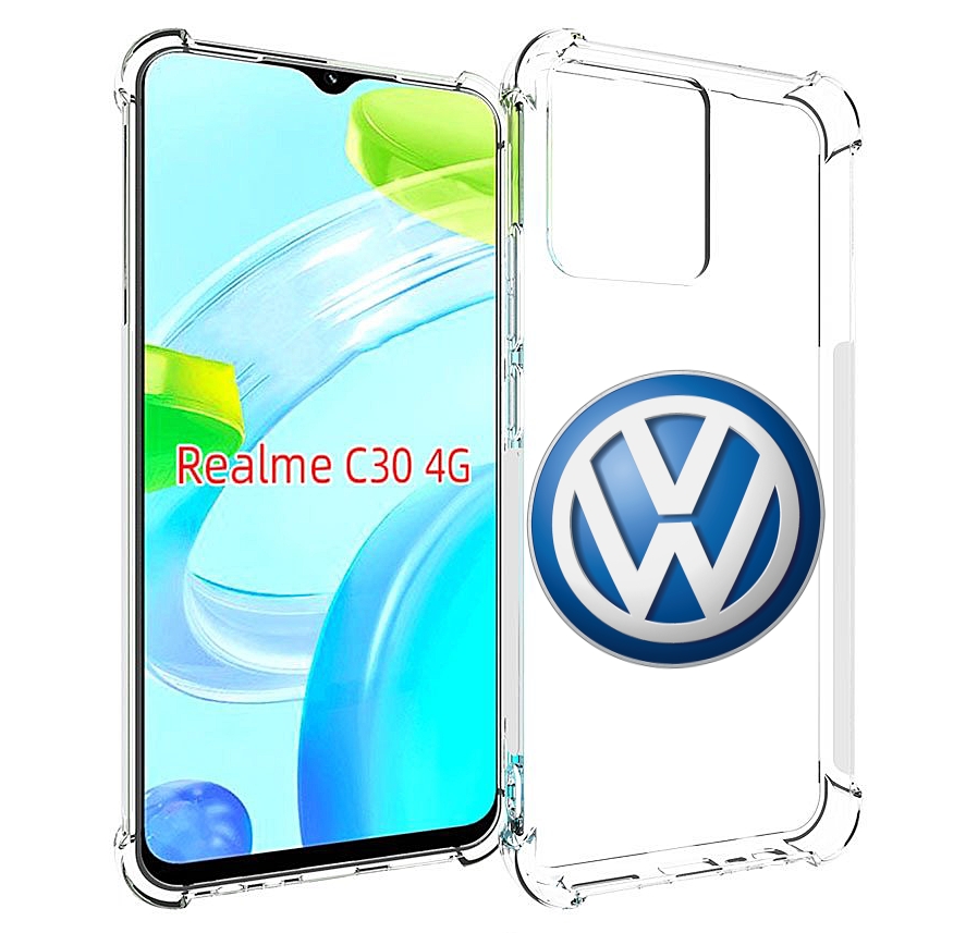 

Чехол MyPads volkswagen мужской для Realme C30 4G / Narzo 50i Prime, Прозрачный, Tocco