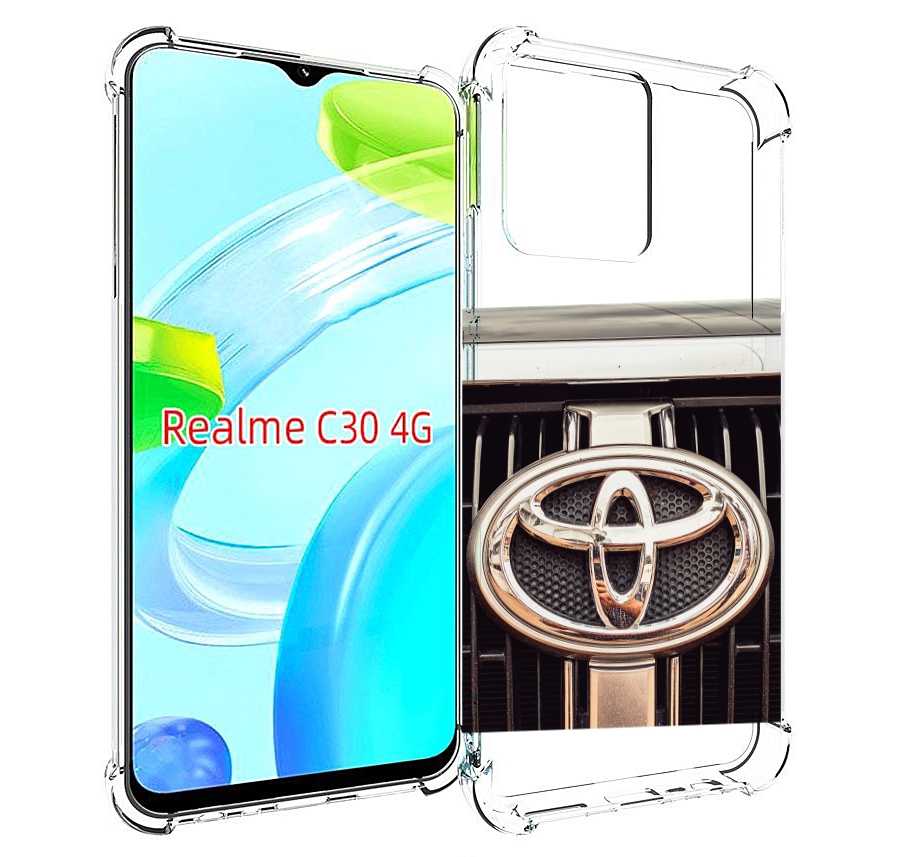 

Чехол MyPads toyota 3 для Realme C30 4G / Narzo 50i Prime, Прозрачный, Tocco