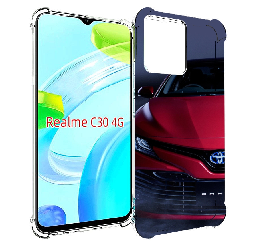 

Чехол MyPads toyota 1 для Realme C30 4G / Narzo 50i Prime, Прозрачный, Tocco