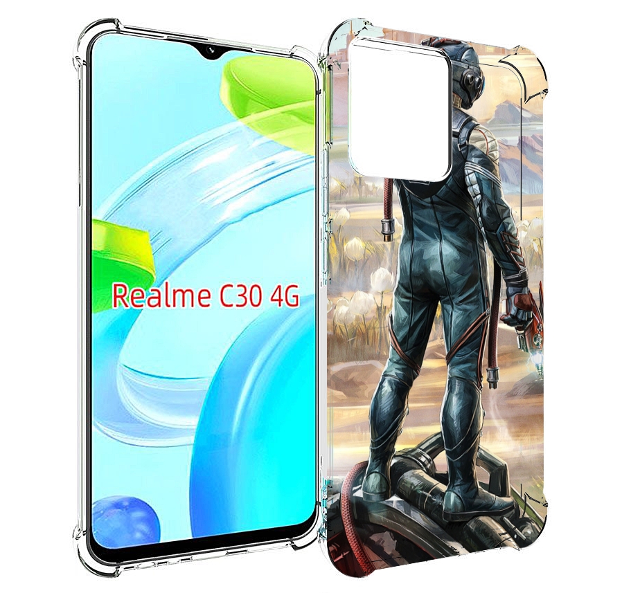 Чехол MyPads the-outer-worlds для Realme C30 4G / Narzo 50i Prime