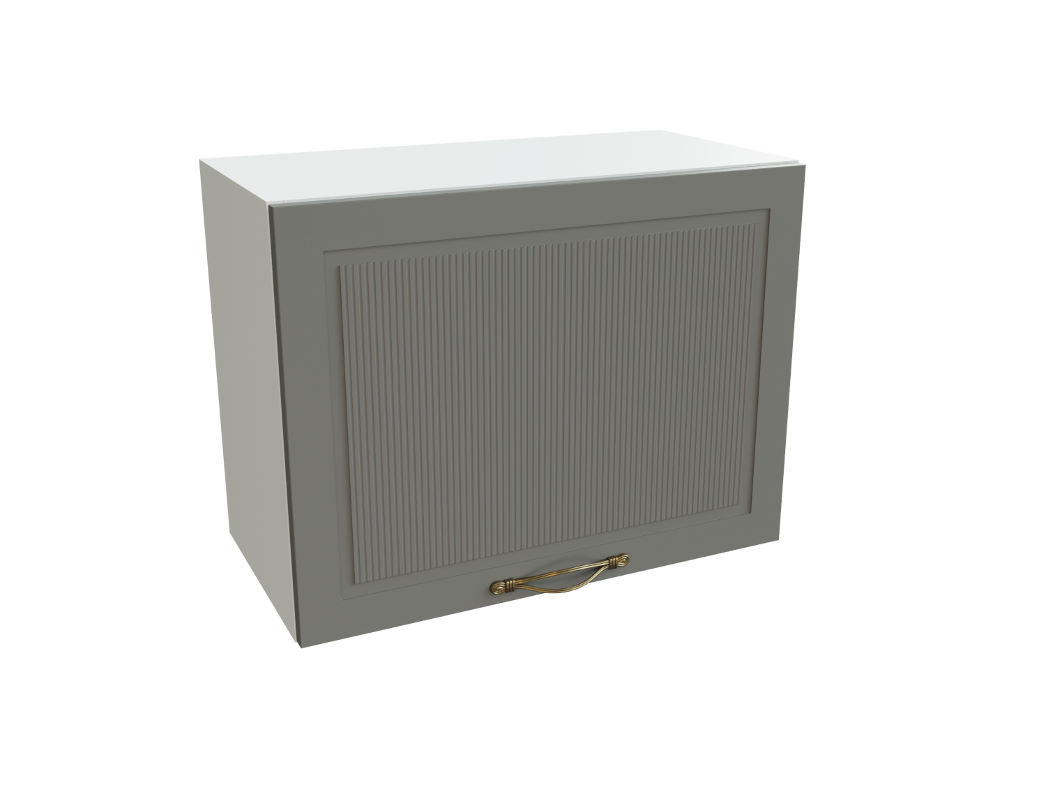 

Шкаф навесной антресоль SURA Моцарт Монблан софт 60x31,8x46 арт.ММК-00001764, Серый