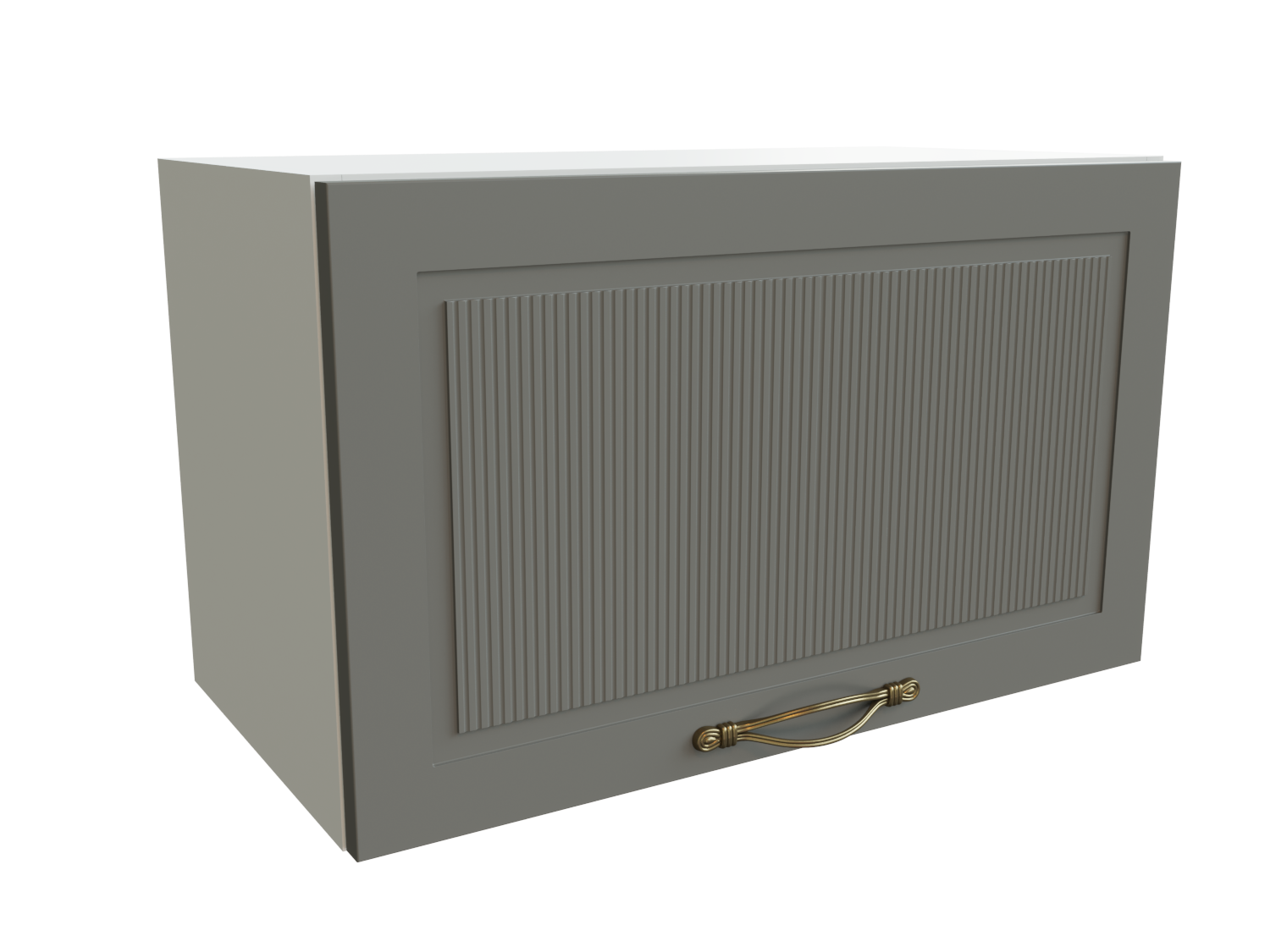 

Шкаф навесной антресоль SURA Моцарт Монблан софт 60x31,8x35,8 арт.ММК-00001763, Серый