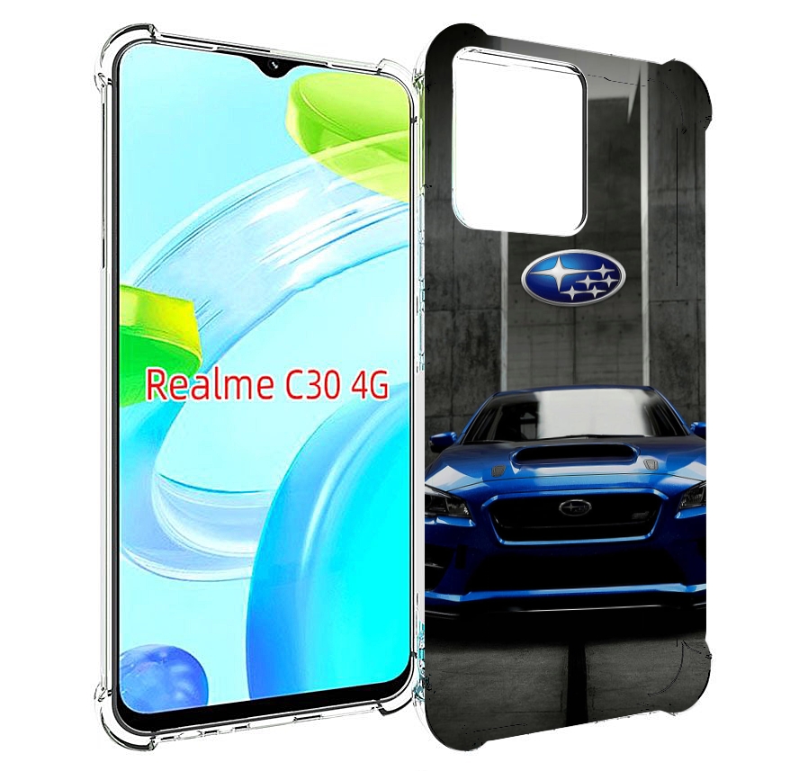 

Чехол MyPads subaru 1 мужской для Realme C30 4G / Narzo 50i Prime, Прозрачный, Tocco