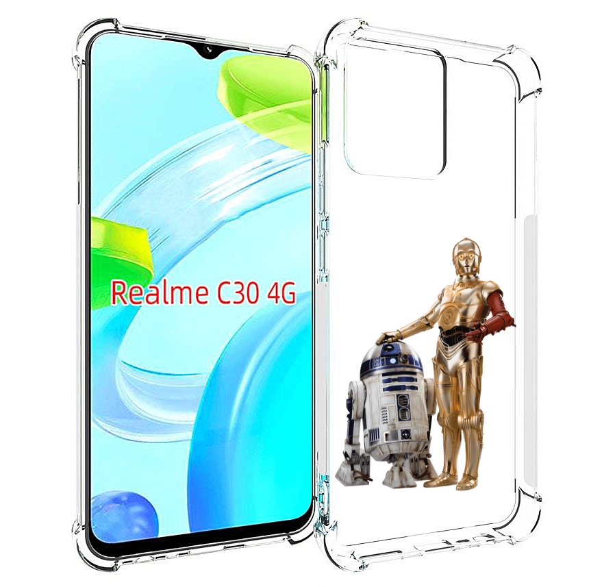 

Чехол MyPads starwars-звездные-воины для Realme C30 4G / Narzo 50i Prime, Прозрачный, Tocco