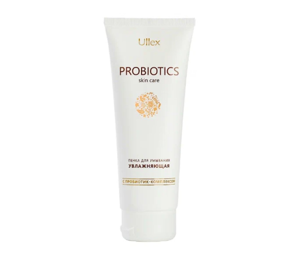 

Пенка для умывания Ullex Probiotics увлажняющая 120 г, Улекс Пробиотикс пенка д/умывания увлажняющая 120 г х1