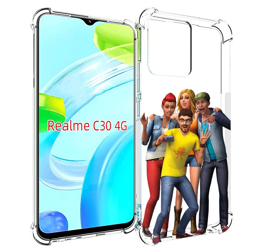 

Чехол MyPads sims для Realme C30 4G / Narzo 50i Prime, Прозрачный, Tocco
