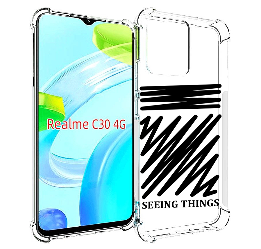 

Чехол MyPads seeing-things для Realme C30 4G / Narzo 50i Prime, Прозрачный, Tocco