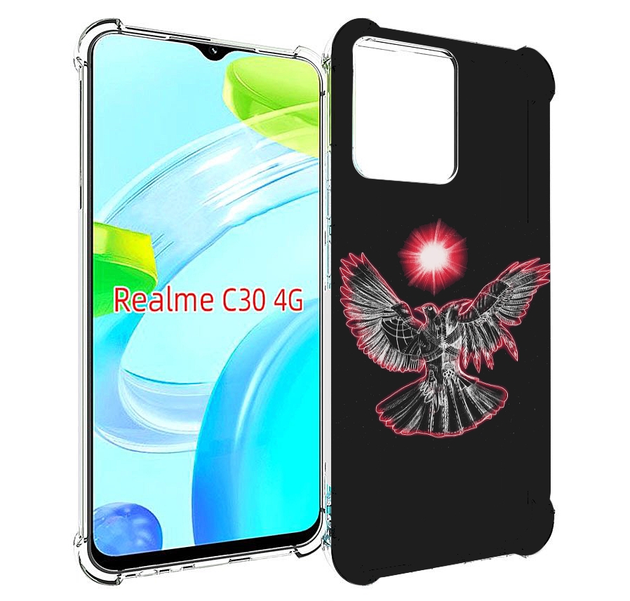 

Чехол MyPads pyrokinesis валькирия для Realme C30 4G / Narzo 50i Prime, Прозрачный, Tocco