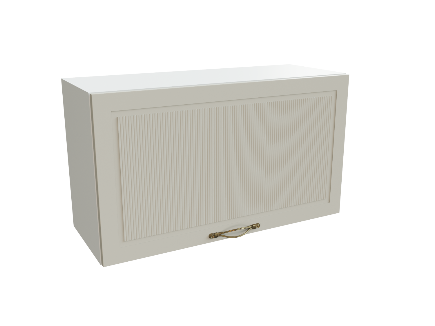 

Шкаф навесной антресоль SURA Моцарт Кварц грей 80x31,8x46 арт.ММК-00001696, Серый