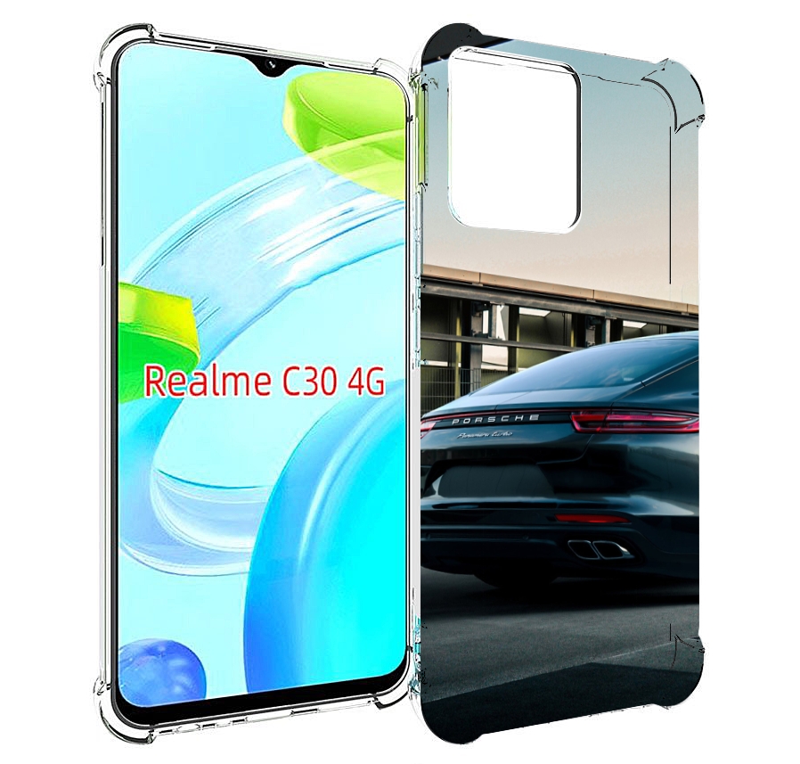 

Чехол MyPads porsche 4 для Realme C30 4G / Narzo 50i Prime, Прозрачный, Tocco
