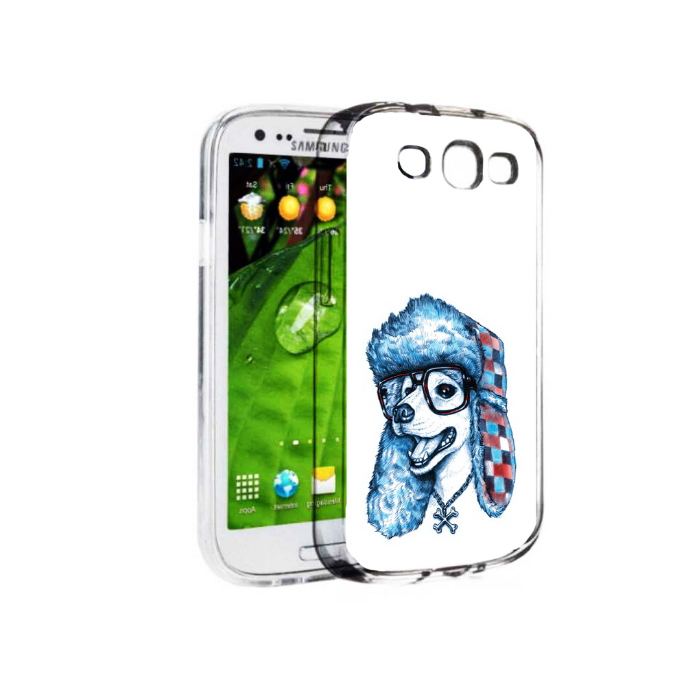 

Чехол MyPads Tocco для Samsung Galaxy S3 зимний пес (PT123108.507.362), Прозрачный, Tocco