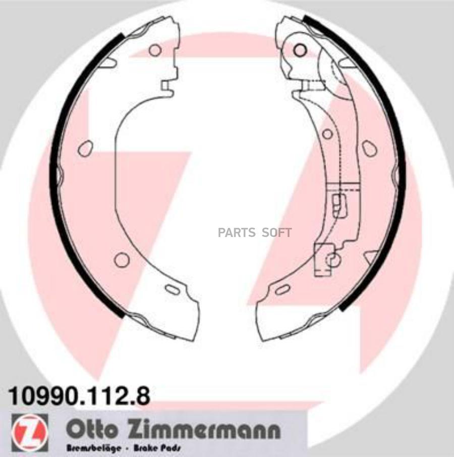 

Тормозные колодки ZIMMERMANN 109901128