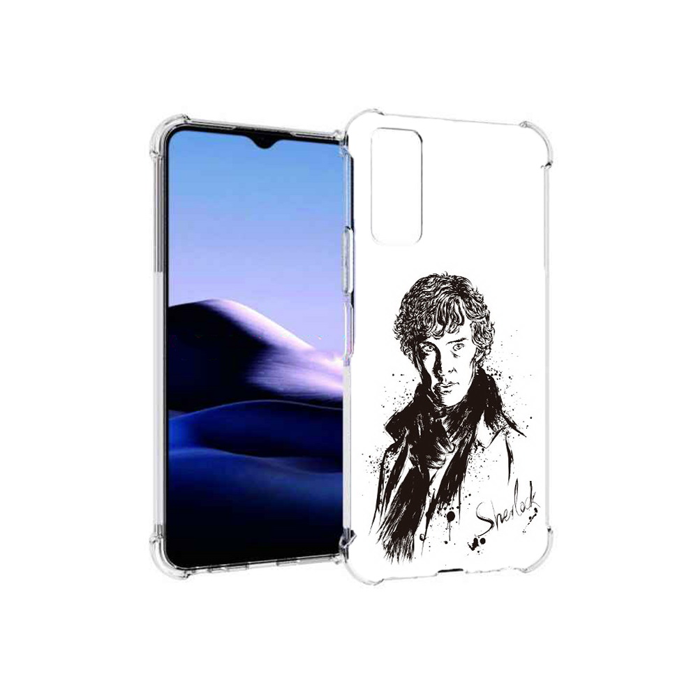 

Чехол MyPads Tocco для Vivo Y20 шерлок холмс портрет (PT154038.379.698), Прозрачный, Tocco