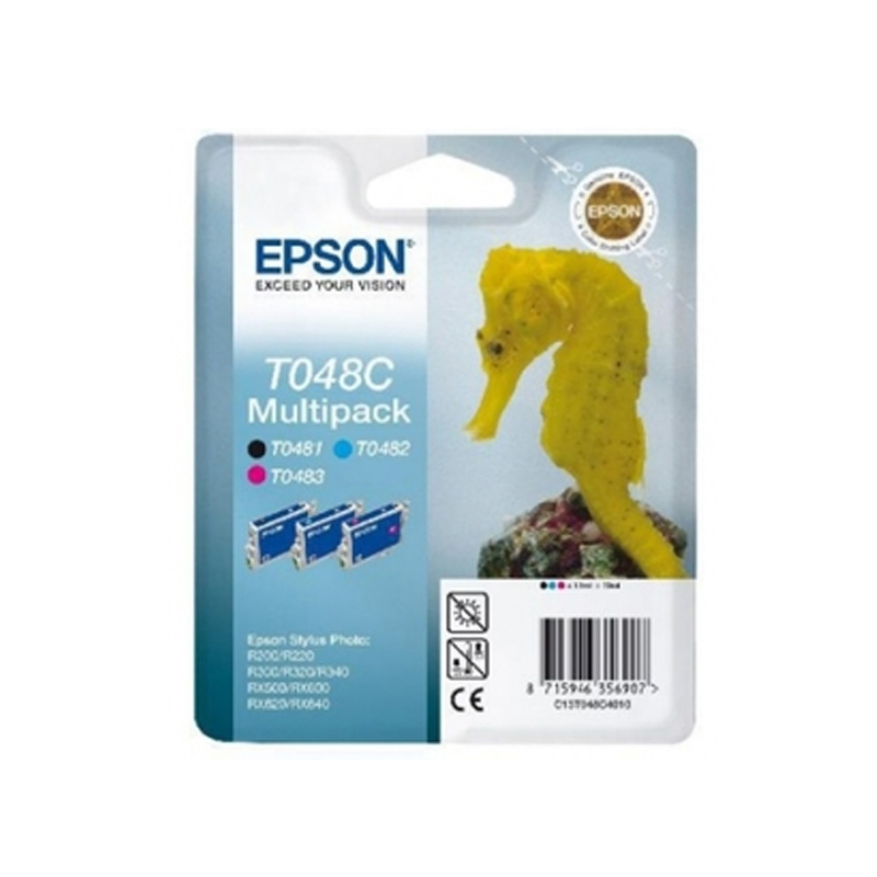 

Картриджи комплект Epson T048C MultiPack оригинальный C13T048B4010, Картриджи комплект Epson T048C MultiPack оригинальный C13T048B4010 R340, R320, R300, R200, R220, RX500, RX620, RX640 C13T048C4010