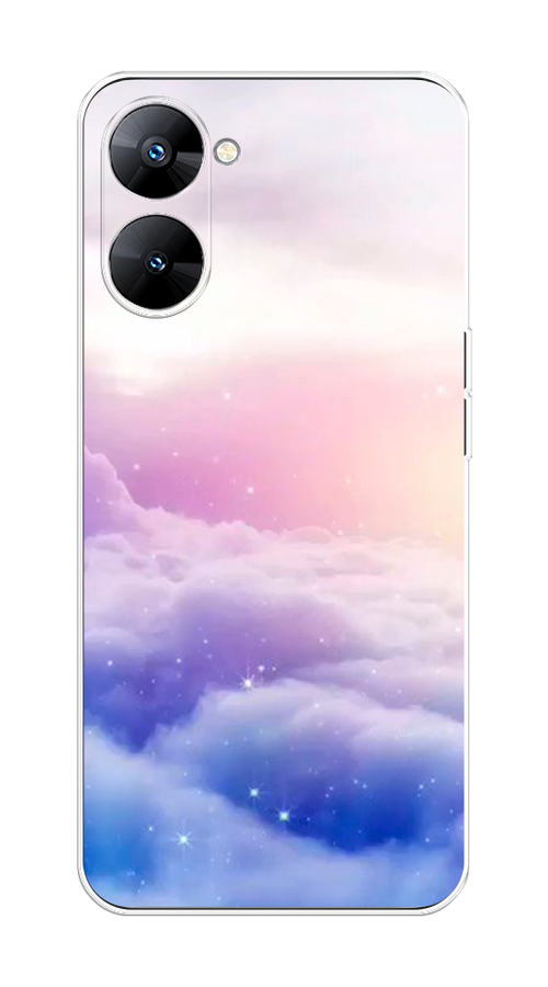

Чехол на Realme V30 5G/V30T 5G "Небеса", Голубой;белый;розовый, 2513550-2