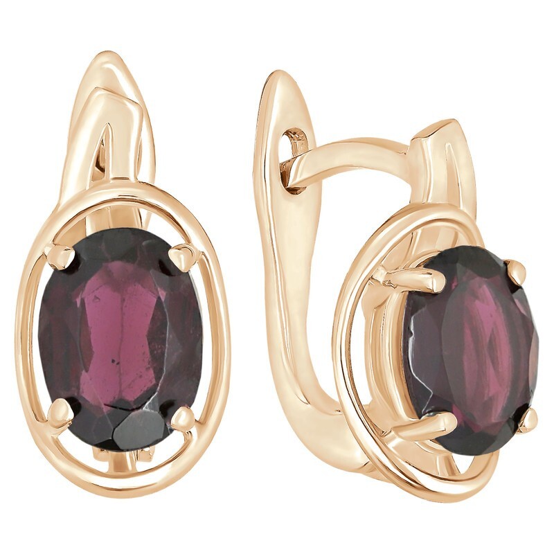 

Серьги из серебра с гранатом LAZURIT-ONLINE 7762PG, 7762PG