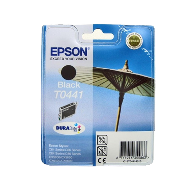 Картридж Epson T0441 Black черный C13T04414010