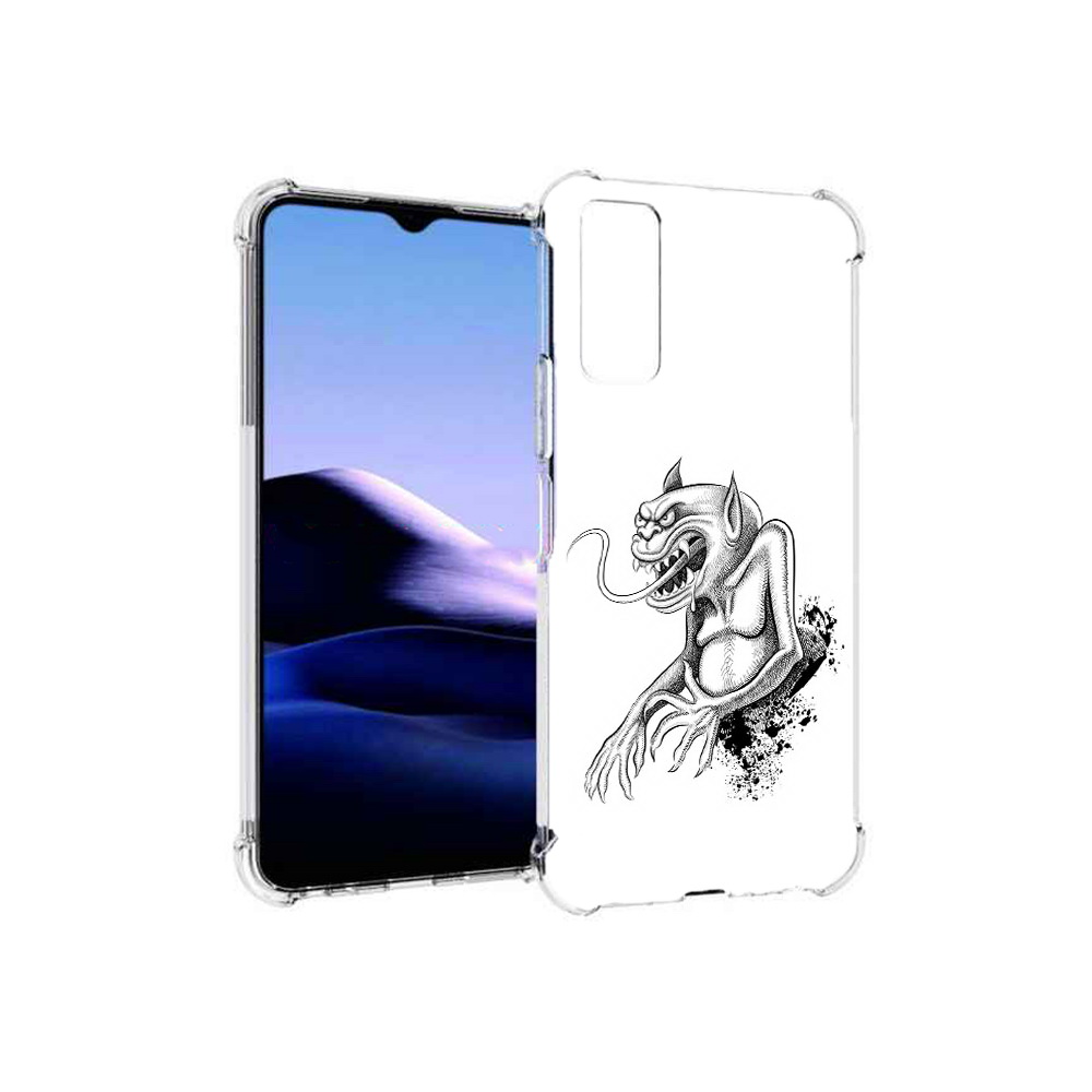 

Чехол MyPads Tocco для Vivo Y20 чорт (PT154038.379.692), Прозрачный, Tocco