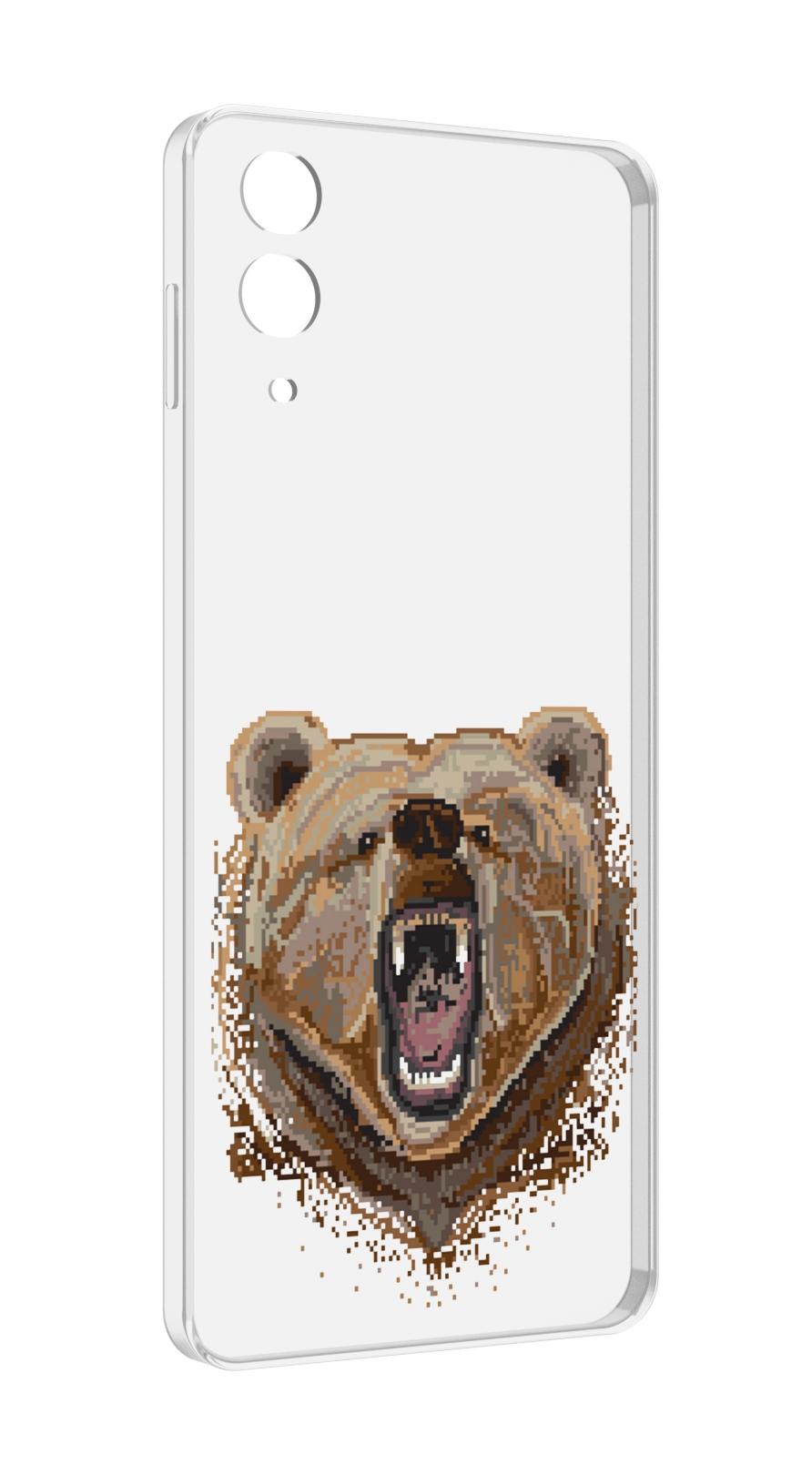 

Чехол MyPads пиксельный медведь для Samsung Galaxy Z Flip 4 (SM-F721), Прозрачный, Tocco