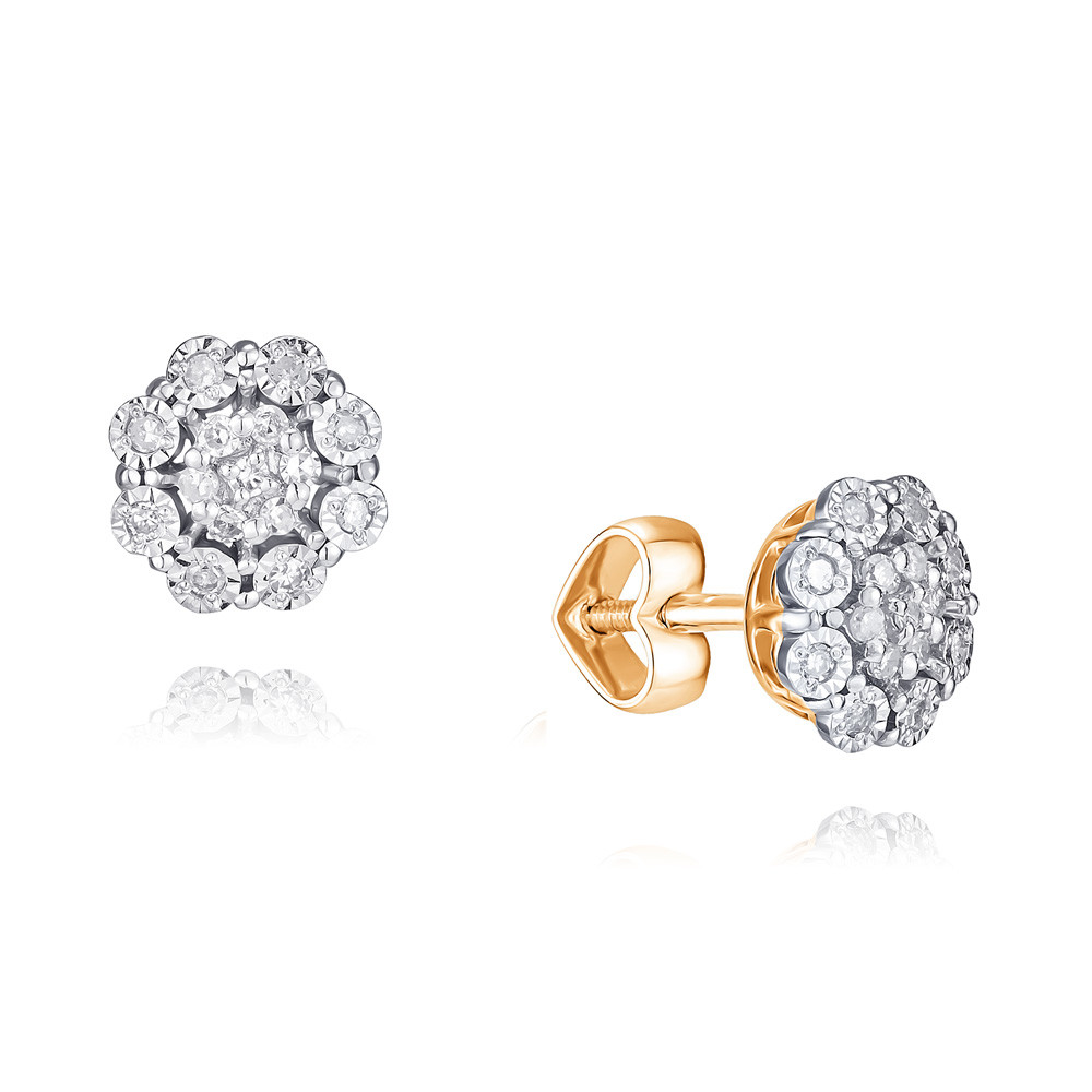 

Серьги из красного золота с бриллиантом ADAMAS 21040000/01-А50Д-41, 21040000/01-А50Д-41