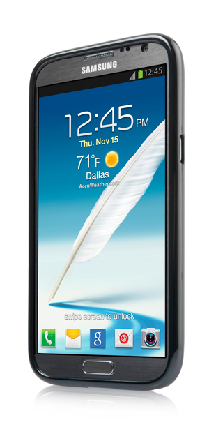 Силиконовый чехол CAPDASE Soft Jacket Xpose для Samsung Galaxy Note 2 GT-N7100 - черный