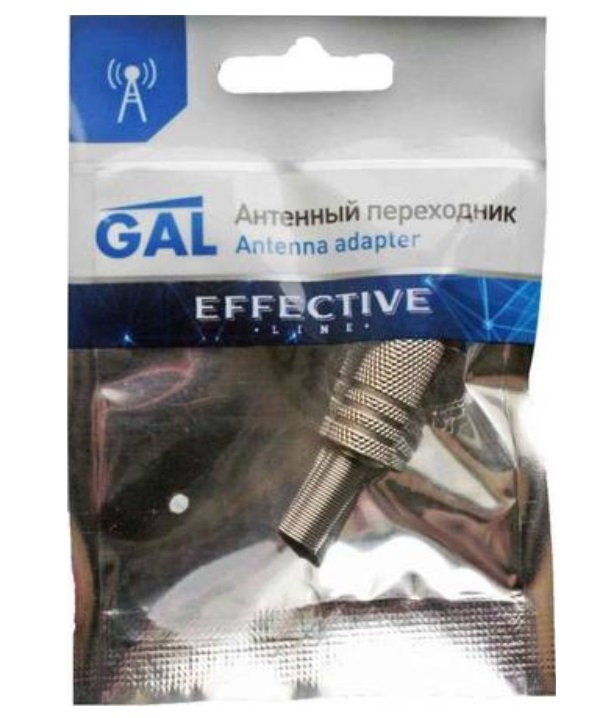 фото Переходник gal тв - rg6 antenna adapter 2321 silver