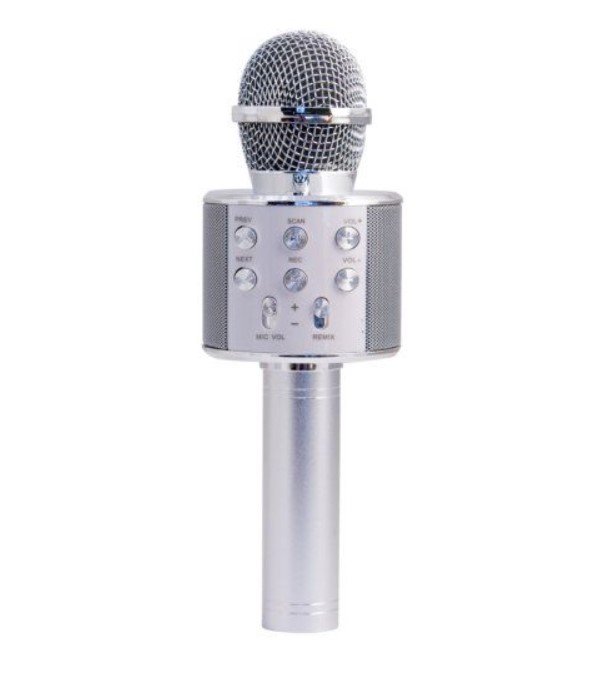 фото Микрофон-колонка magic acoustic superstar silver (ma3001sr)