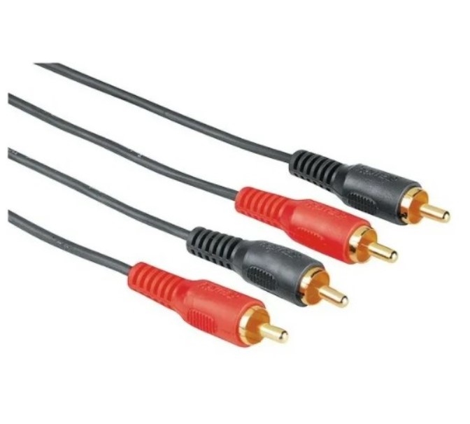 фото Кабель qilive 2rca - 2rca, 5м black / red