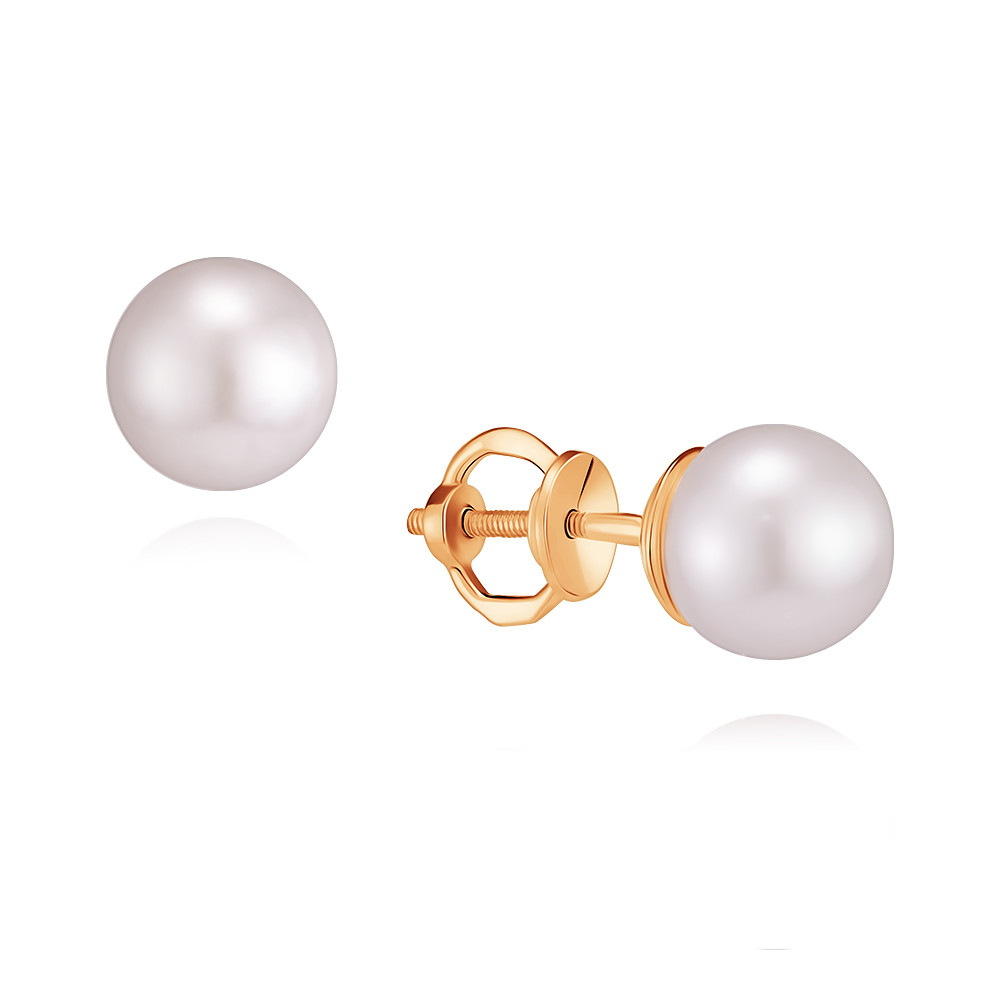 

Серьги из красного золота с жемчугом ADAMAS 21039398/01-А50-727, 21039398/01-А50-727