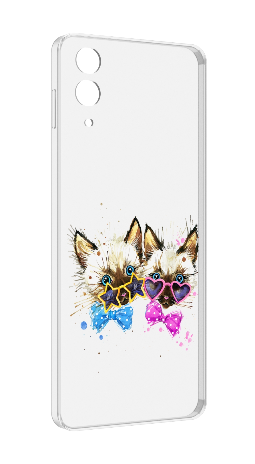 

Чехол MyPads милые котята для Samsung Galaxy Z Flip 4 (SM-F721), Прозрачный, Tocco