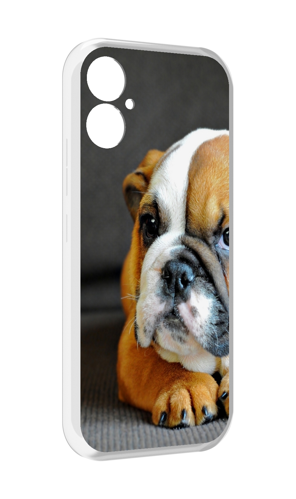 

Чехол MyPads англиискии бульдор для Tecno Spark 9 Pro \ Spark 9T, Прозрачный, Tocco