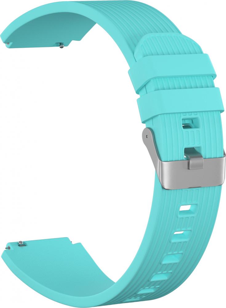 

Ремешок силиконовый GSMIN Italian Collection 22 для FOSSIL Gen 4 (Бирюзовый), Голубой