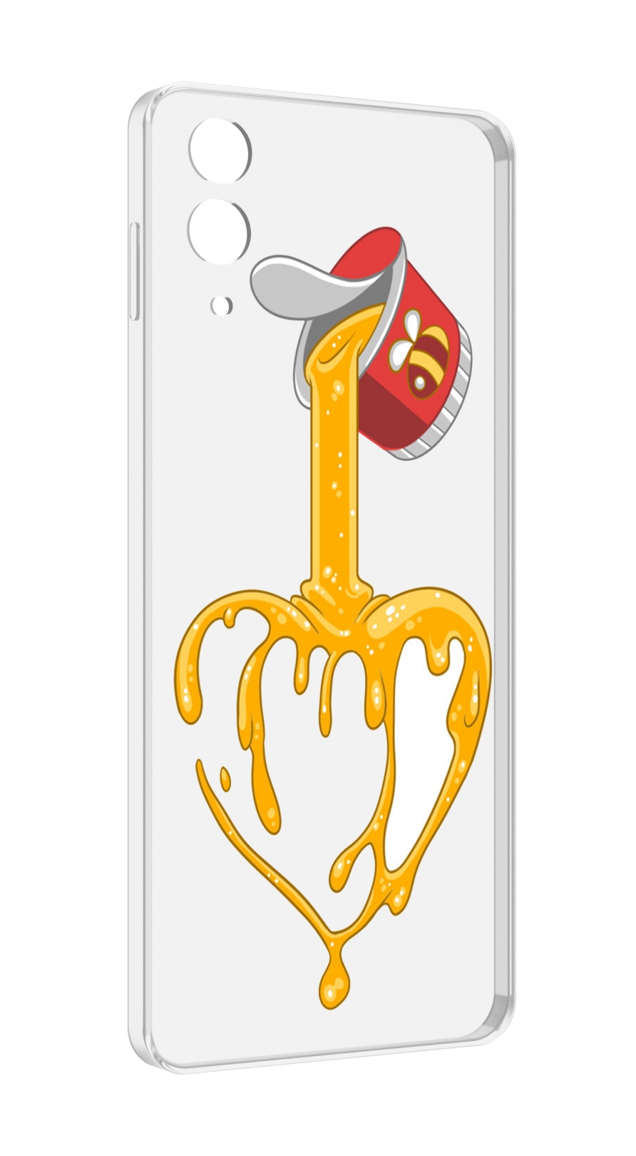 

Чехол MyPads медовое сердце для Samsung Galaxy Z Flip 4 (SM-F721), Прозрачный, Tocco