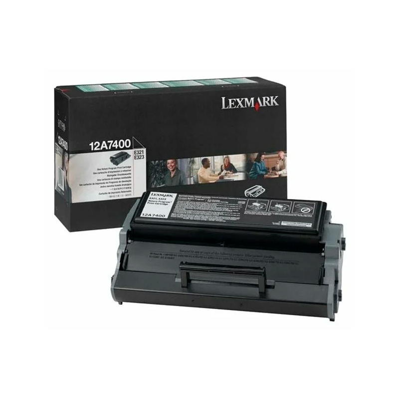 

Картридж Lexmark 12A7400 для E321/E323 3000K Return, Черный, Картридж Lexmark 12A7400 для E321/E323 3000K Return