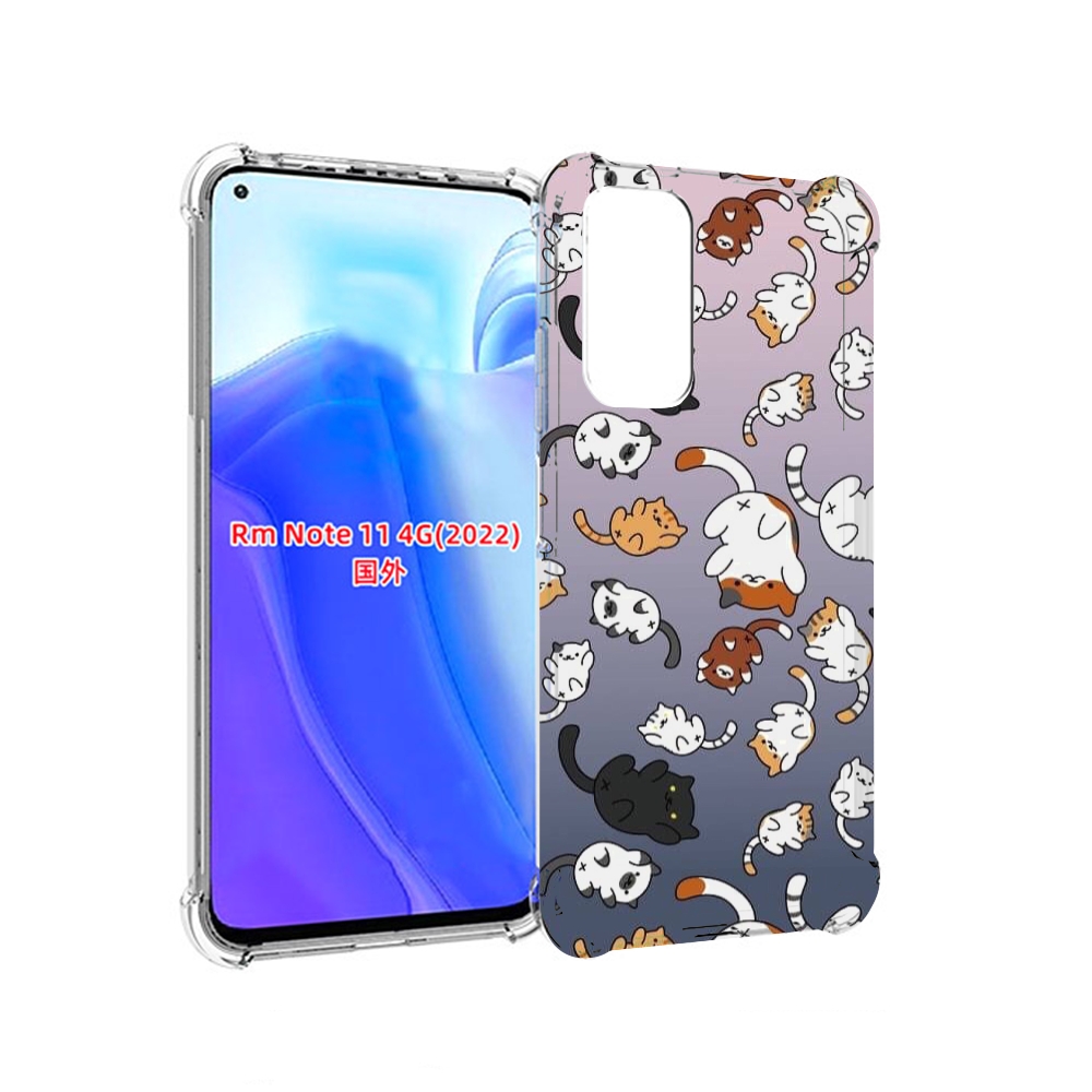 

Чехол MyPads Котики-летают для Xiaomi Redmi Note 11 4G ( Глобальная версия ), Tocco