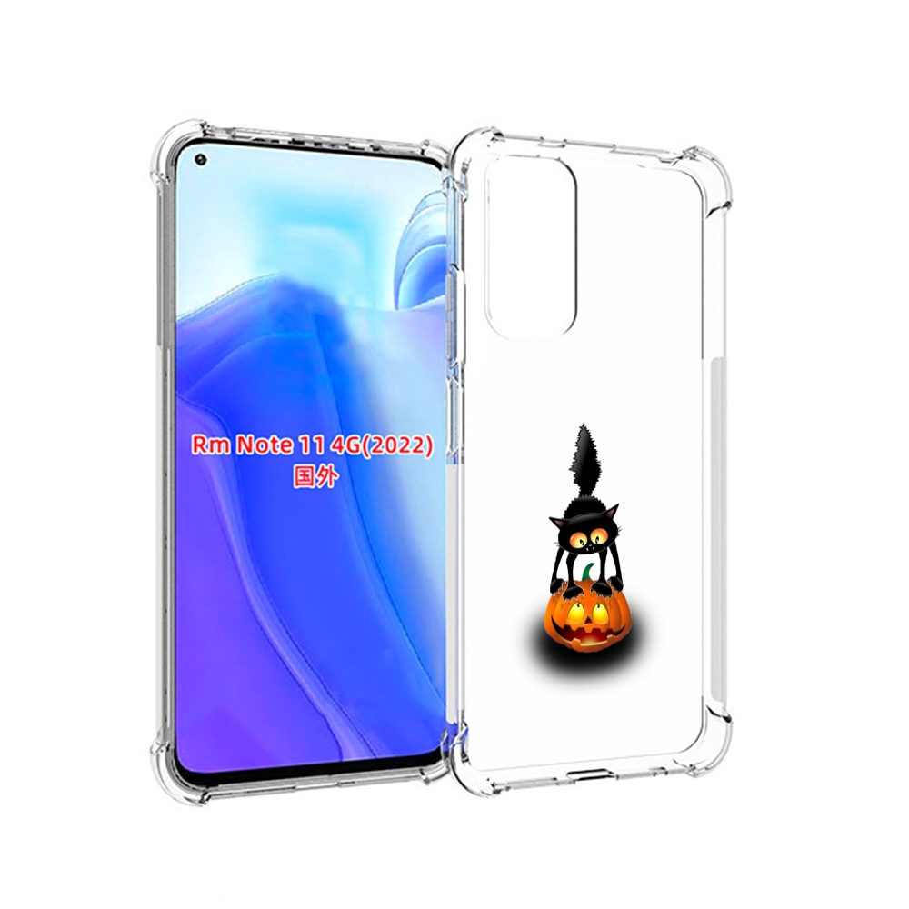

Чехол MyPads Котик с тыквой для Xiaomi Redmi Note 11 4G ( Глобальная версия ), Tocco