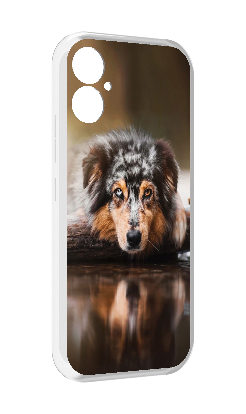 

Чехол MyPads австралииская овчарка для Tecno Spark 9 Pro \ Spark 9T, Прозрачный, Tocco
