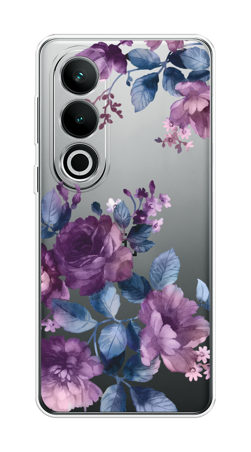 

Чехол на OnePlus Nord CE4 "Purple Blossoms", Синий;фиолетовый, 154750-1