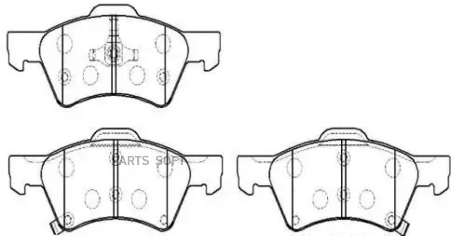 

Тормозные колодки HSB HP5157
