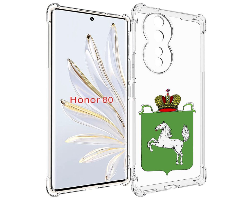 

Чехол MyPads герб томская область для Honor 80, Прозрачный, Tocco