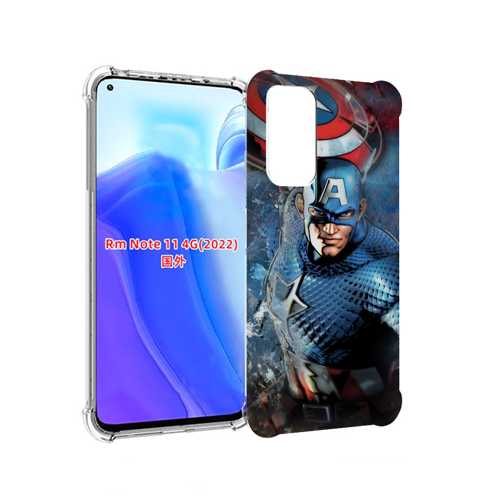 

Чехол MyPads Комикс-капитан-Америка для Xiaomi Redmi Note 11 4G ( Глобальная версия ), Tocco