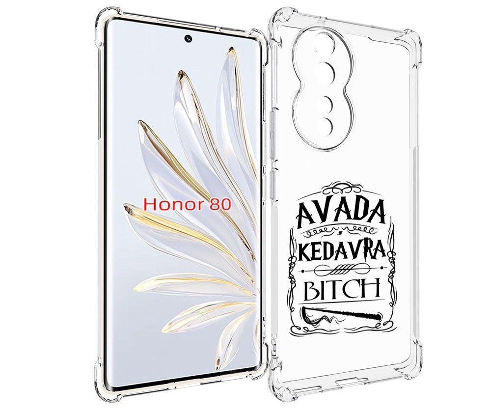 

Чехол MyPads гарри-потер-заклинание для Honor 80, Прозрачный, Tocco